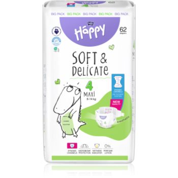 BELLA Baby Happy Soft&Delicate scutece de unică folosință cu canale - imagine 2